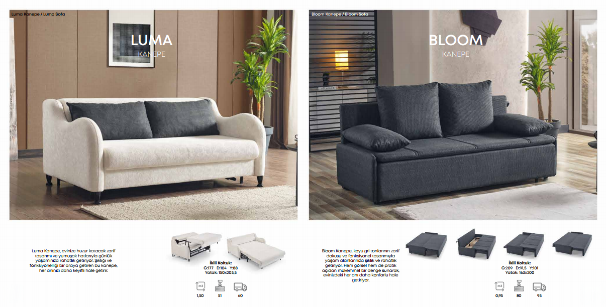 Luma ve Bloom-G Kanepeler