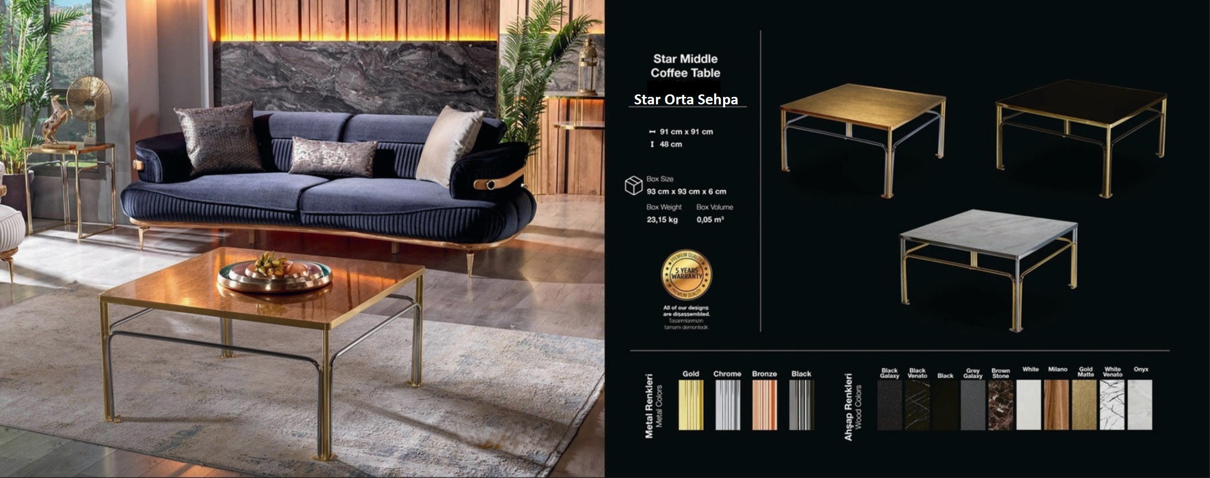 Star Orta Sehba Modelleri