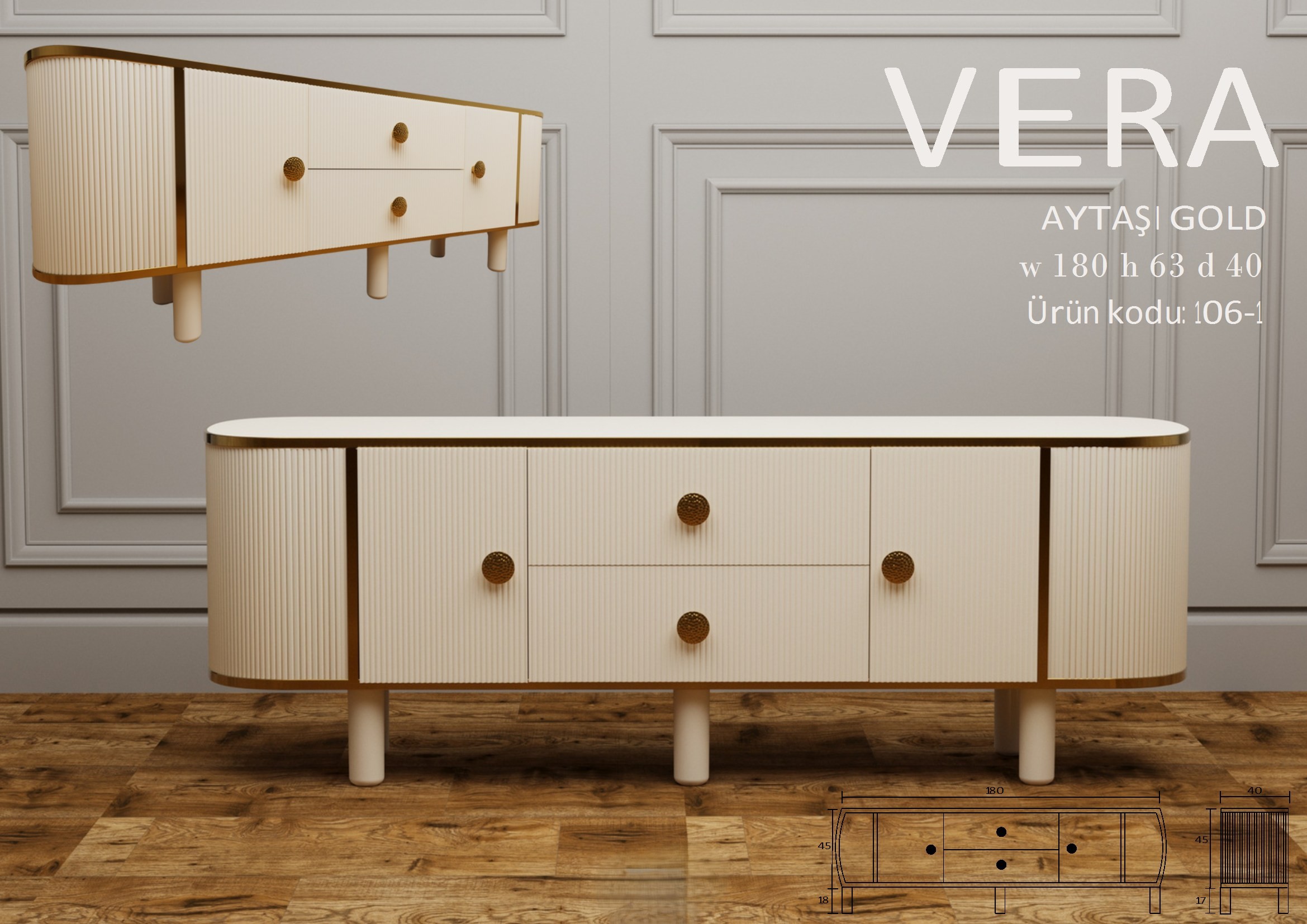 Vera Aytaşı Gold Ünite Modeli