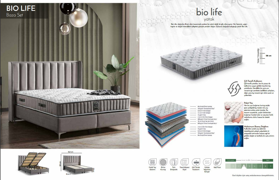 Bio Life Yatak ve Baza
