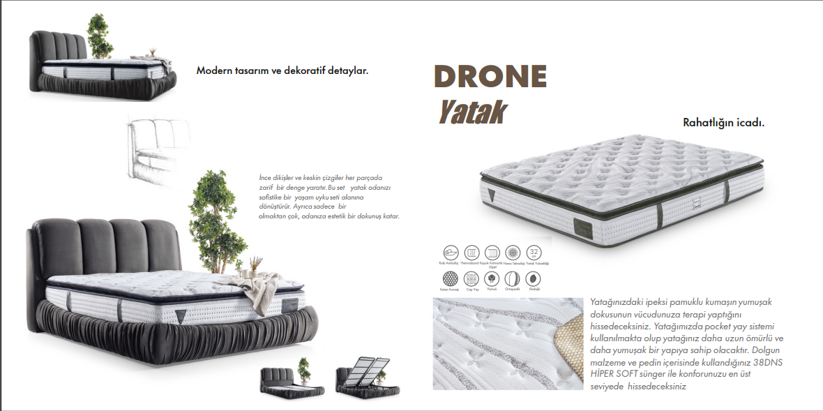 Drone-P Yatak ve Baza