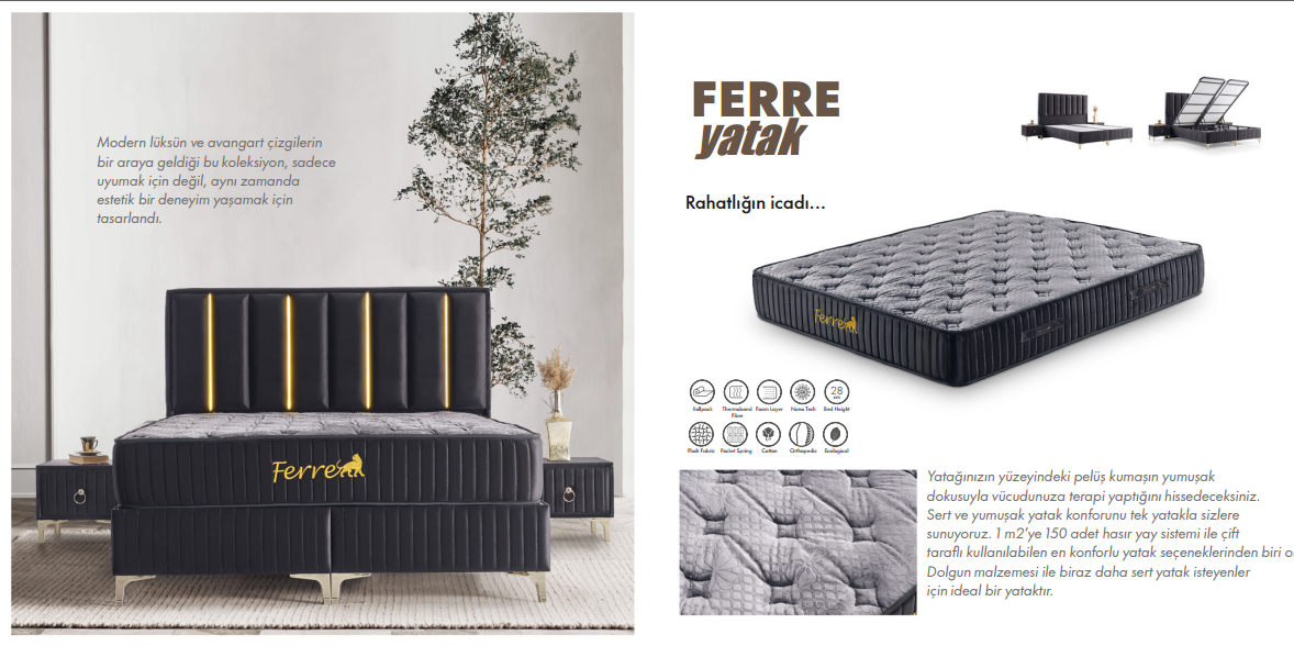 Ferre-P Yatak ve Baza